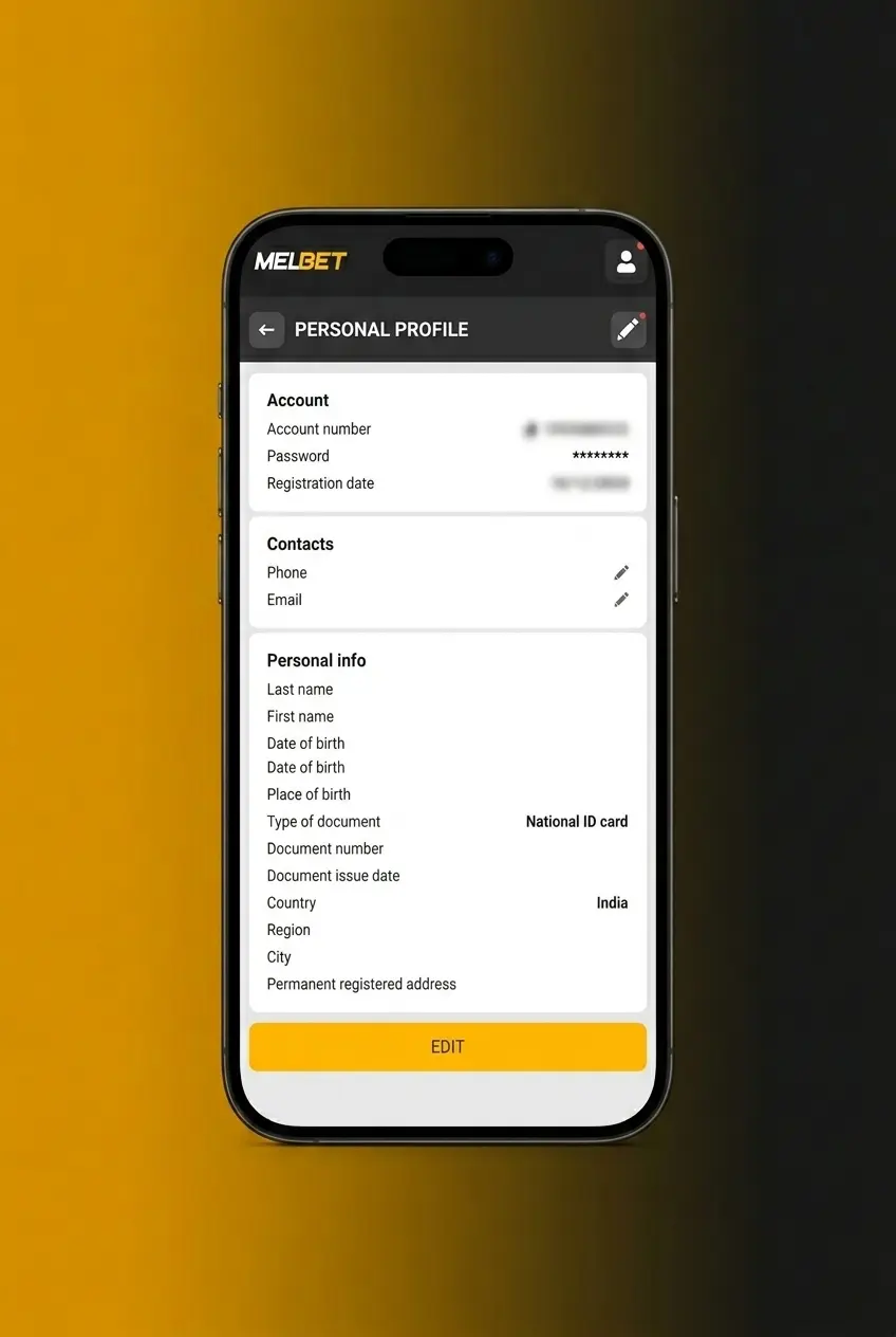 Melbet account verification process showing KYC steps including ID upload, address proof, and compliance review