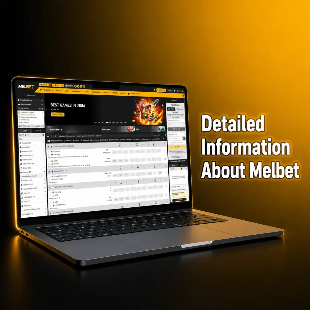 Melbet online betting platform for Indian players featuring sports betting, casino games, and secure mobile app access