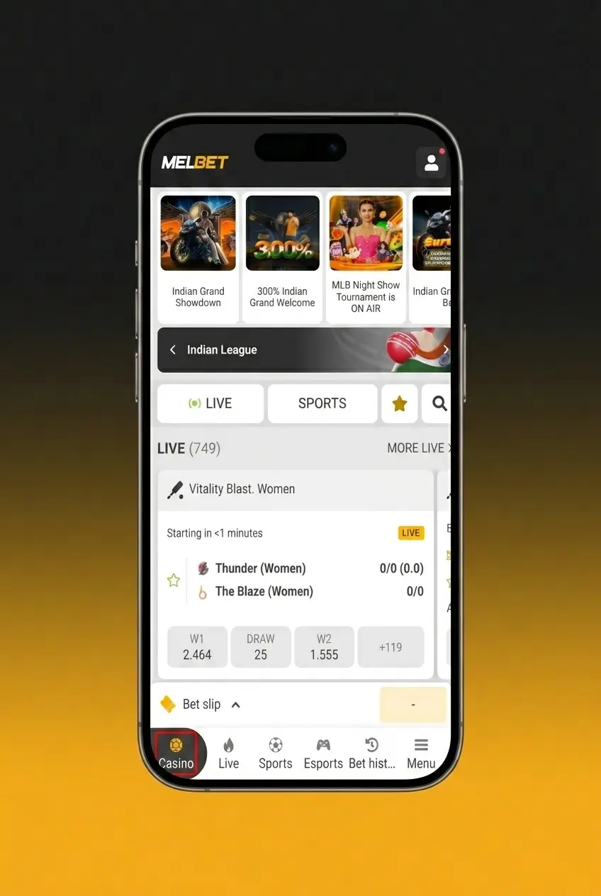 Step-by-step guide on how to play at Melbet Casino including login, game selection, deposit, and withdrawal process