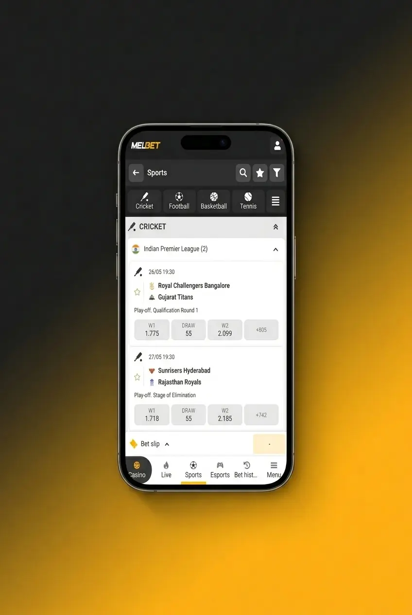 Step-by-step guide on how to place a bet at Melbet, from login to bet confirmation