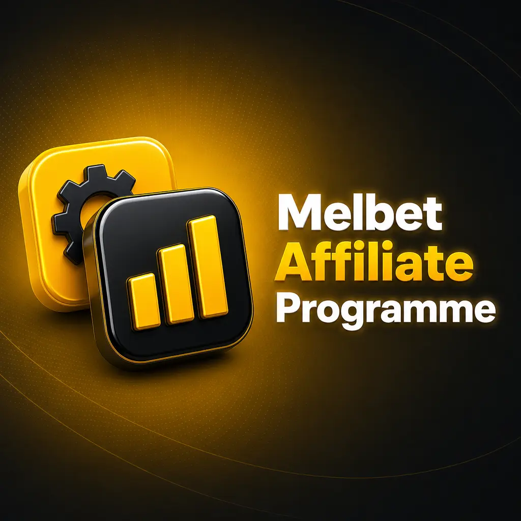 Melbet Partners affiliate programme dashboard showing commission models, revenue share up to 40%, and INR payout options for India