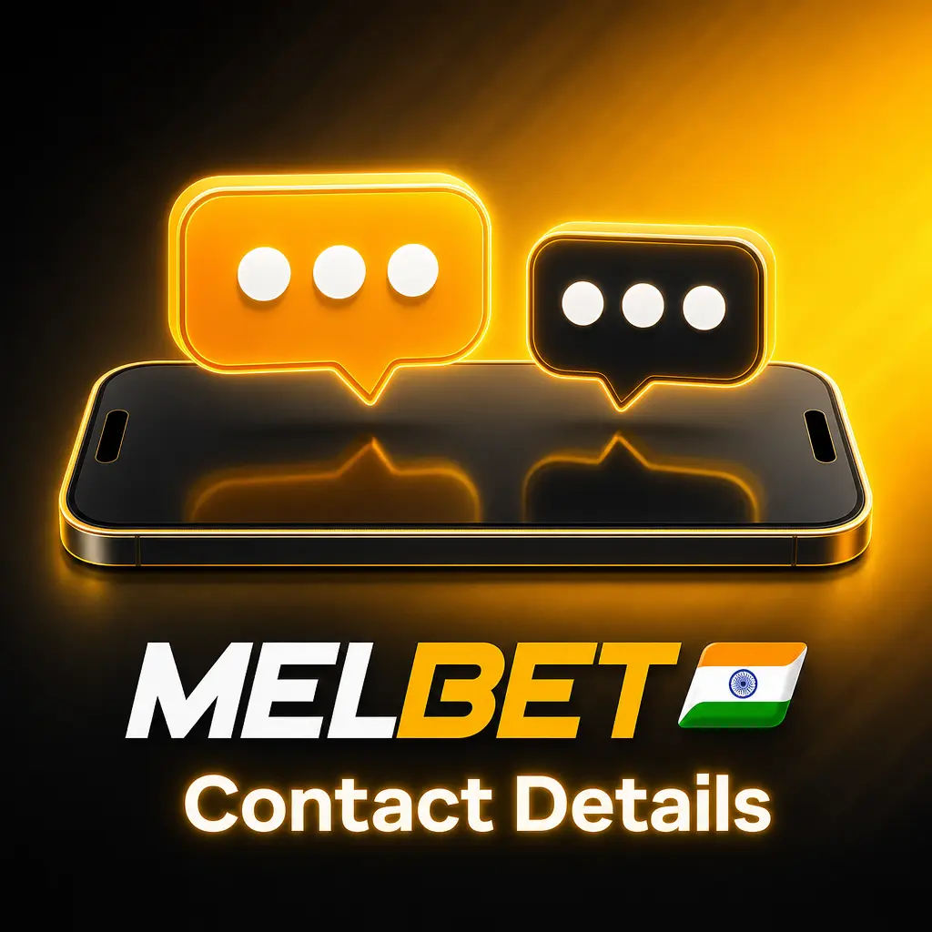 Melbet customer support contact details including live chat, email, Telegram, and phone options for Indian players