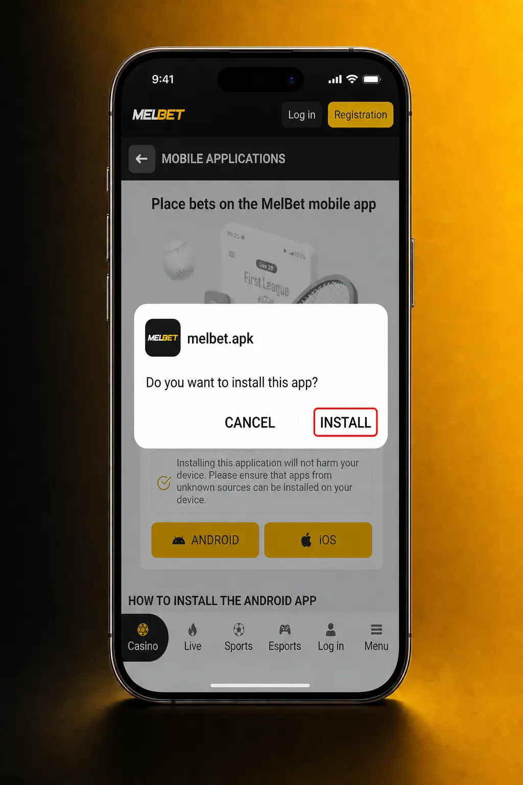 Step-by-step guide to download and install Melbet Aviator APK on Android device settings and file manager