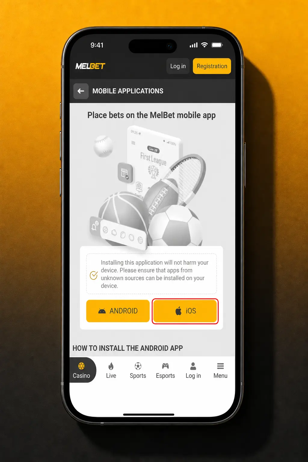 Melbet iOS app installation steps for Aviator game on iPhone and iPad via Apple App Store