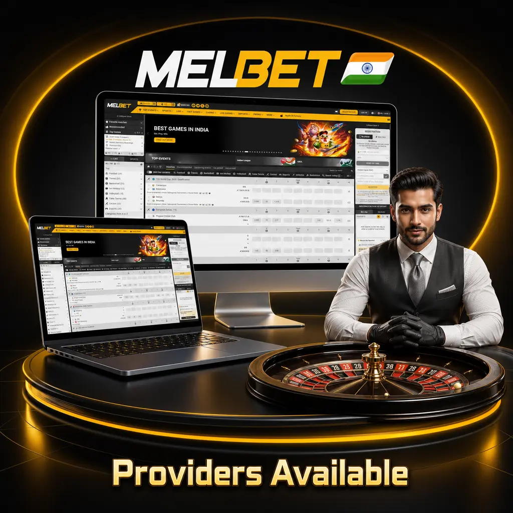Evolution, Pragmatic Play, and Ezugi live casino software providers at Melbet with Hindi dealer tables