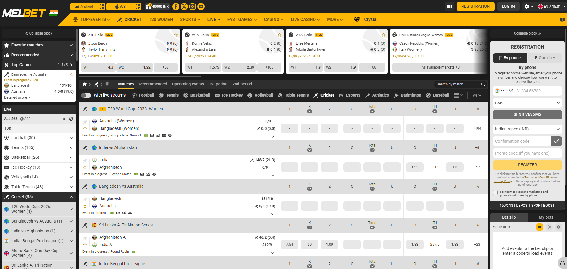 melbet india screenshot 2